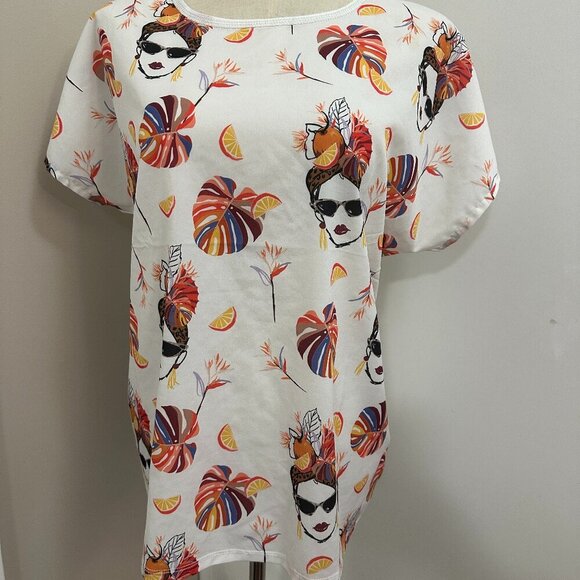 short-sleeve top (M) - Picture 1 of 7